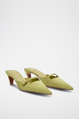 Mules à talons - Vert