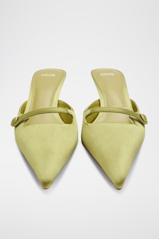 Mules à talons - Vert