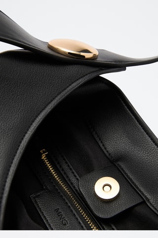 Sac cabas détail métallique - Noir
