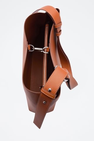 Sac cabas anse courte - Marron