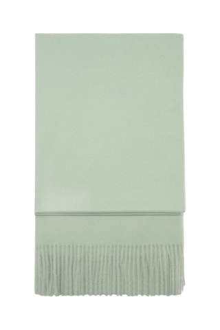 Écharpe à franges - Vert