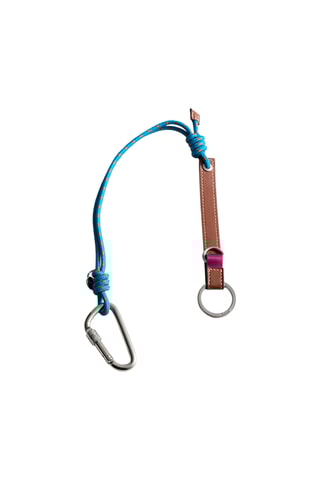 Porte-clés - Marron et bleu