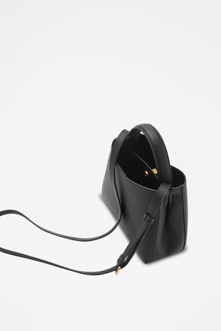 Mini sac cabas détail métallique - Noir