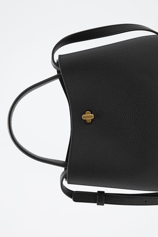 Mini sac cabas détail métallique - Noir