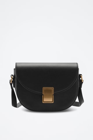 Sac effet crocodile - Noir