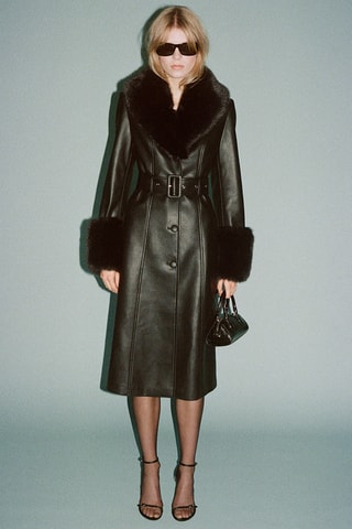 Sac effet crocodile - Noir