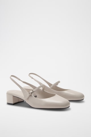 Chaussures talon boucle - Gris