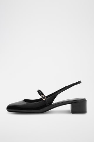 Chaussures talon boucle - Noir