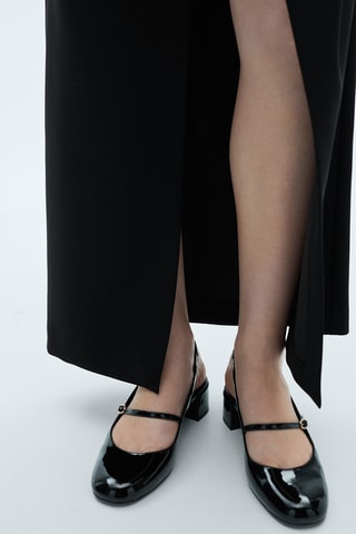 Chaussures talon boucle - Noir