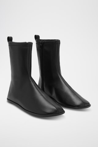 Bottines plates - Noir