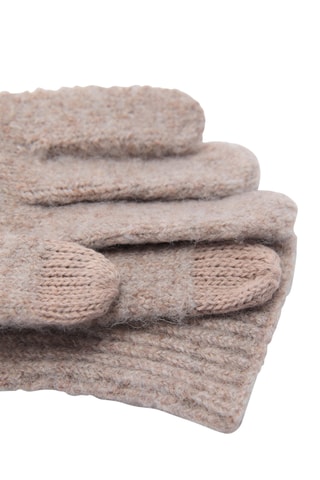 Gants en maille - Beige