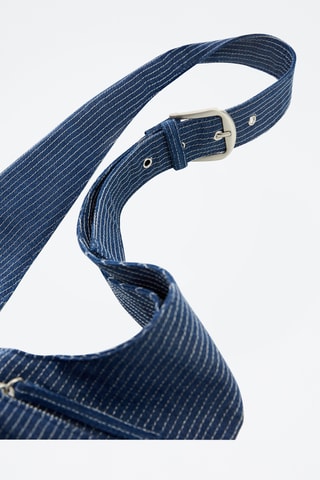 Sac en denim à poches - Bleu