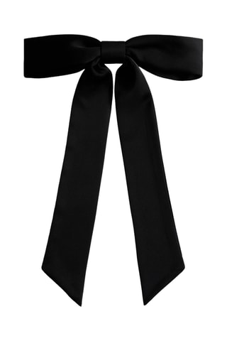 Barrette nœud - Noir