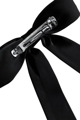 Barrette nœud - Noir