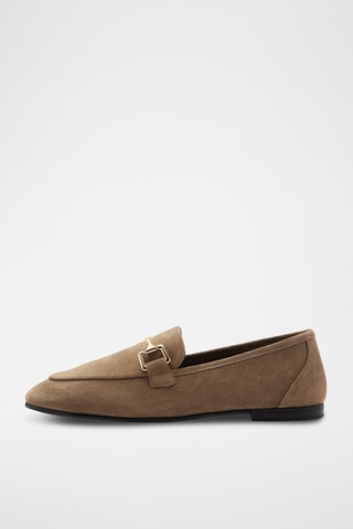 Mocassins cuir suède - Beige