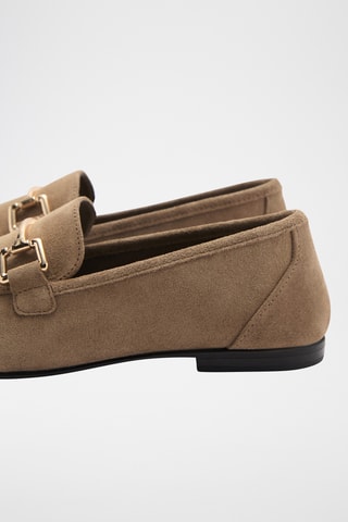 Mocassins cuir suède - Beige