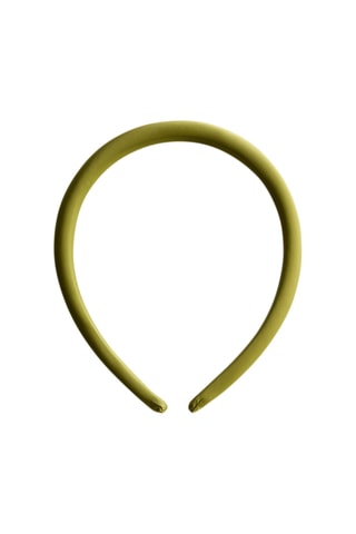 Serre-tête matelassé satiné - Vert