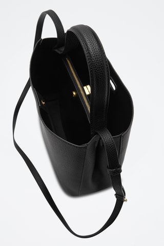 Sac bandoulière anse double - Noir