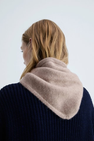 Foulard mélange laine cachemire - Beige