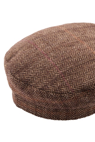 Casquette baker boy chevron - Marron