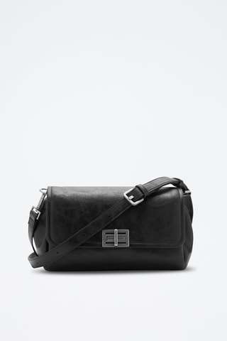Sac rabat fermeture métallique - Noir