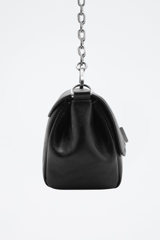 Sac rabat fermeture métallique - Noir