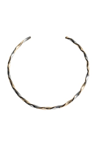 Collier irrégulier combiné - Laiton