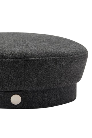 Casquette baker boy carreaux - Gris