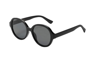 Lunettes de soleil monture ronde - Noir
