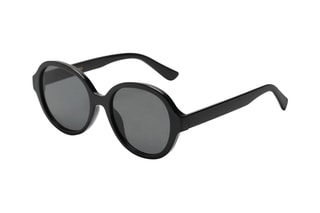 Lunettes de soleil monture ronde - Noir