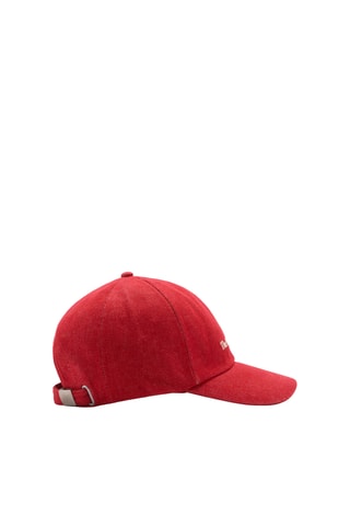Casquette message brodé - Rouge