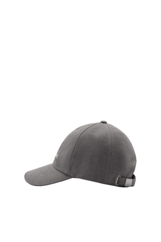 Casquette message brodé - Gris