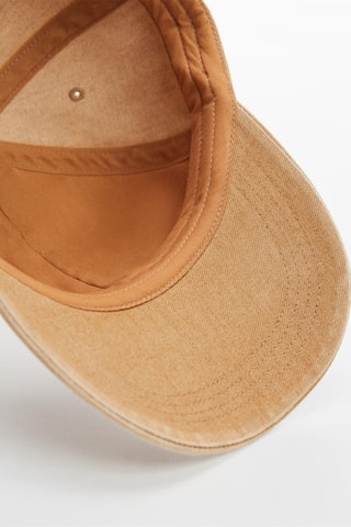 Casquette message brodé - Beige