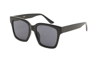 Lunettes de soleil monture carrée - Noir