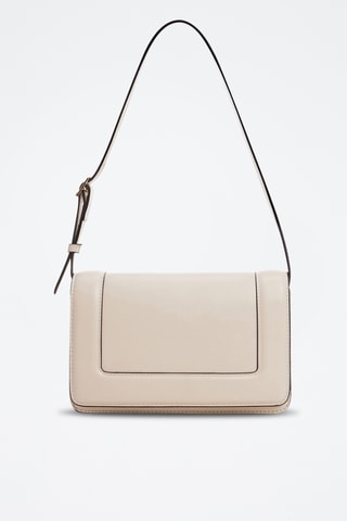 Sac bandoulière rabat - Écru