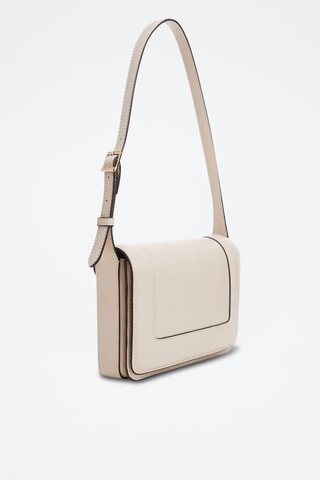 Sac bandoulière rabat - Écru
