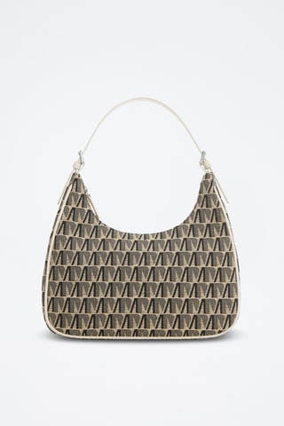 Sac porté épaule jacquard - Beige
