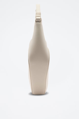 Sac porté épaule similicuir - Écru