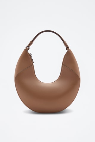 Sac porté épaule similicuir - Marron
