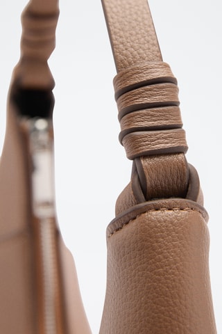 Sac porté épaule similicuir - Marron