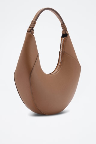 Sac porté épaule similicuir - Marron