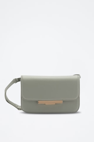Sac bandoulière rabat - Vert d'eau