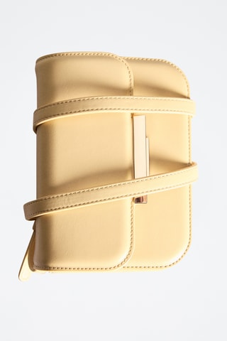 Sac bandoulière rabat - Jaune Pâle