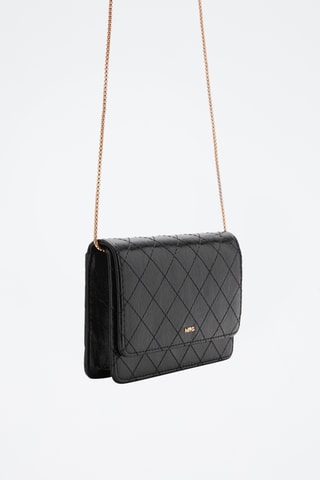 Sac à rabat chaîne - Noir