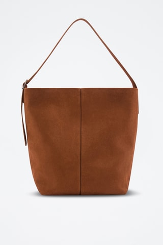 Sac shopper cuir - Marron