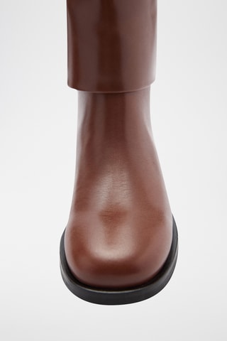 Bottes en cuir - Marron