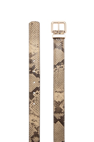 Ceinture effet serpent - Beige