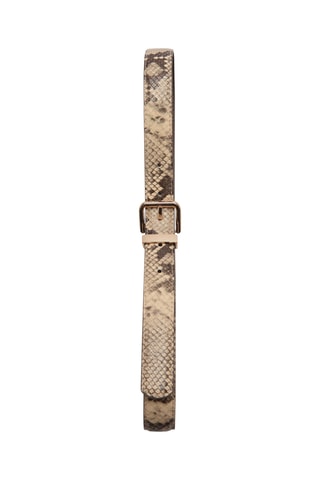 Ceinture effet serpent - Beige