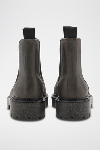 Bottines chelsea cuir - Gris