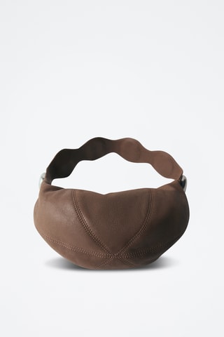 Sac clouté cuir - Marron